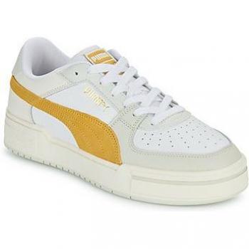 Zapatilla Casual Puma CA Pro Clásica de Suede Blanca con Amarillo para Hombre