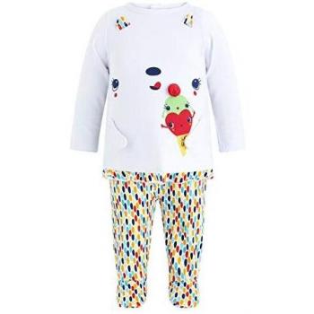 Tuc Tuc Conjunto Punto Combinado NiÑa Cute Ice Ropa, Rojo
