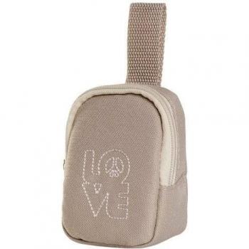 Your Baby 10429 Love & Peace - Estuche para chupetes, color beige