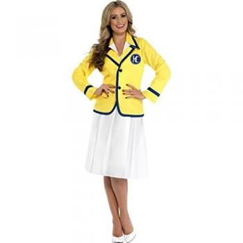 Smiffy's - Traje representante de vacaciones para mujer, color amarillo