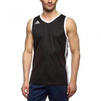 adidas Commander JER - Camiseta para hombre, color negro / blanco, talla M