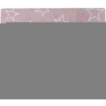 Lorena Canals Alfombra Infantil Lavable Modelo Estrellas Color Rosa