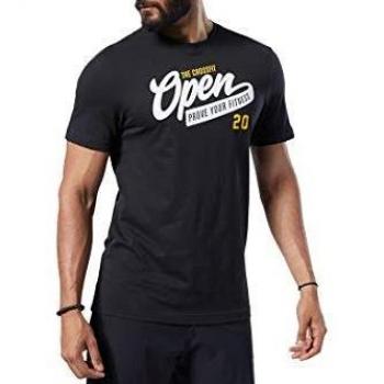 Reebok RC Open tee Camiseta, Hombre, Negro, 2XL