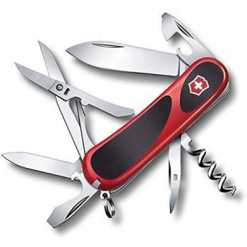 Cuchillo Multiusos Victorinox EvoGrip 14 - 85 mm, 14 Funciones, Rojo/Negro