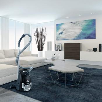 Hoover Brave BV20 Aspiradora con bolsa, Especial Parquet, Cepillo Parquet y Accesorio 2en1, Depósito 2,3l, 700W, Filtros EPA, 79dba, Cable 5m