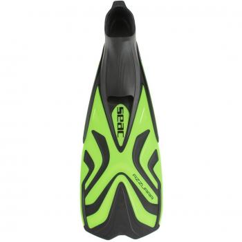 Aletas de snorkeling adulto Azzurra Seac - Aletas de buceo, diseño ergonómico, material ligero y resistente, pala amplia para mayor propulsión, ajuste cómodo con correas ajustables, ideales para uso en aguas poco