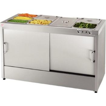 Buffalo G499 caliente armario para baño María parte superior, 1420 mm