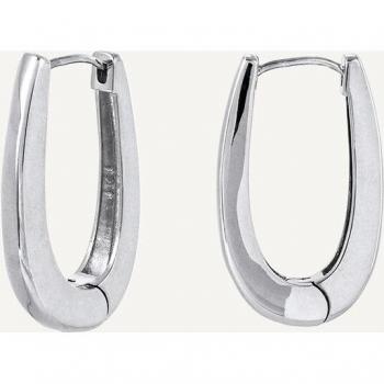 Pendientes Vidal & Vidal aro Essentials de plata liso