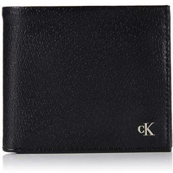 Calvin Klein - Ckj Monogram Texture Bifold W/c, Carteras Hombre, Negro