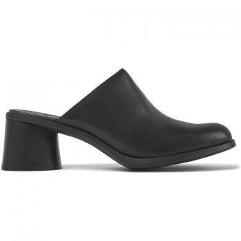 Zuecos Mujer Camper KIARA K201561 | Elegantes Mules de Piel con Tacón de Bloque