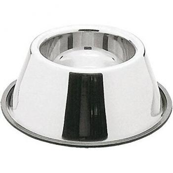 Nayeco Comedero Acero INOX.Antideslizante Cocker 0,9L 24Cm
