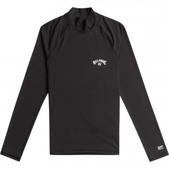 Billabong Rashguard Manga Larga Tropic Negro Mujer Adulto - Camiseta de surf de mujer, manga larga, color negro, diseño tropical, protección UV