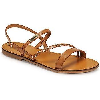 Sandalias planas para mujer BATRESSE de Les Tropéziennes par M. Belarbi en color Miel/Or, talla 38 EU