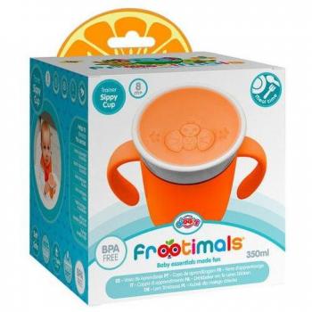 Vaso de Aprendizaje Orangiefly Frootimals - Diseño Educativo para Niños