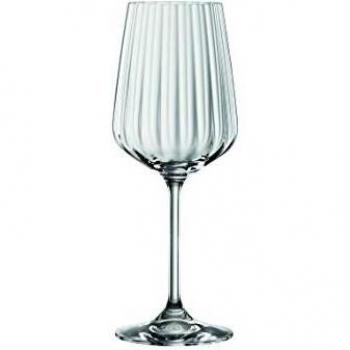 Set de 4 Copas de Vino Blanco Lifestyle, 440 ml, Cristal, Apto para Lavavajillas