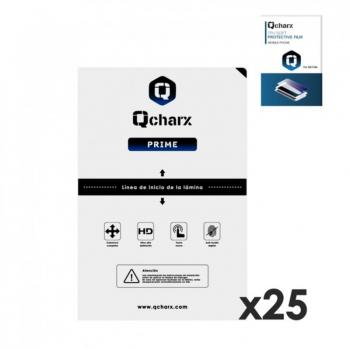Láminas de Protección Frontales QCHARX Hidrogel Prime para Qx1 Lite 25 Unidades