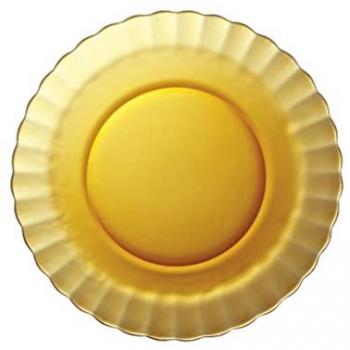 Plato Hondo Duralex Picardie Cristal Ámbar Ø 23 cm