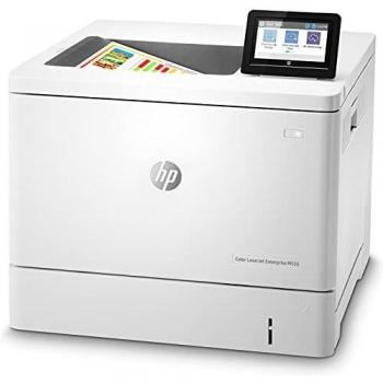 HP Color LaserJet Enterprise M555dn 7ZU78A, Impresora Láser Color, Impresión a Doble Cara Automática, Ethernet, USB 2.0 de alta velocidad, 2 Hosts USB 2.0, HP Smart App, Pantalla Táctil, Blanca
