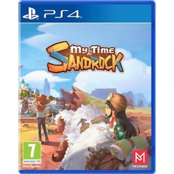 My Time at Sandrock - Edición Estándar para PS4, videojuego de simulación y rol que permite a los jugadores construir, explorar y crear en un mundo abierto, con gráficos coloridos, mecánicas de agricultura y artesanía