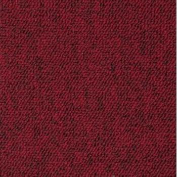 Loseta de Moqueta Rojo Lava 50x50 cm - Caja de 20 Unidades (5m²) - Polipropileno para Hogar y Comercio