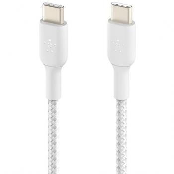 Cable USB-C trenzado Belkin BOOST CHARGE 2m blanco