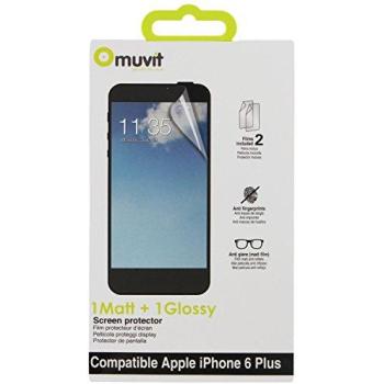 MCA MUSCP0630 - Protector pantalla iPhone 6 plus /6s plus mate + brillo