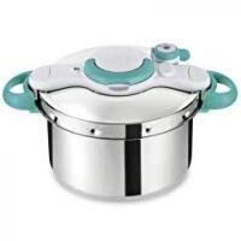 Olla a presión SEB Clipso Minut' Easy 7,5L Inox Azul