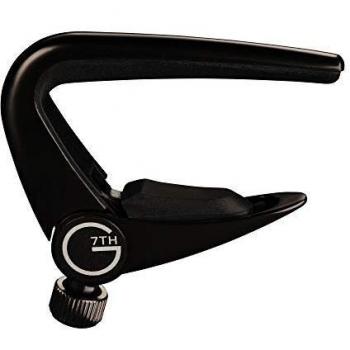 G7th 200-126 - Cejilla para guitarra para guitarra acústica, color negro