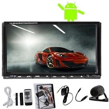 GPS Navi Mapa Android 5.1 pantalla tš¢ctil capacitiva de unidades principales Autoradio DVD auto estšŠreo del coche PC Electrš®nica Radio Doble Din Car Multimedia CD en el tablero de MP3 y video MP4 7Inch Mirroring Sub AMP cš¢mara 4-Core CPU trase