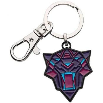 Llavero Marvel Black Panther Wakanda Forever Pantera Morada - Llavero de metal, diseño exclusivo de Black Panther, color morado y negro, licencia oficial de Marvel, tamaño compacto ideal para llaves o accesorios