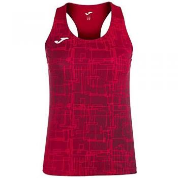 Camiseta sin mangas para mujer Joma Elite VIII rojo