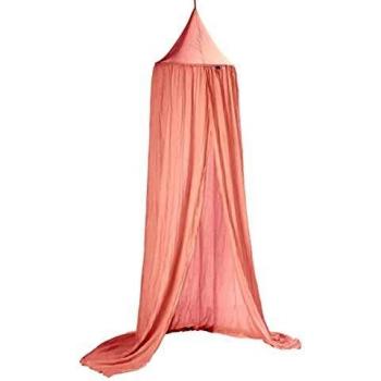 Dosel rosado para cuna y cama infantil con mosquitera de 300 cm