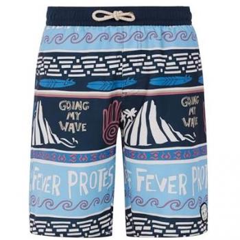 Bañador Corto Unisex Protest Cinema Jr - Color Azul Noche, Talla 140