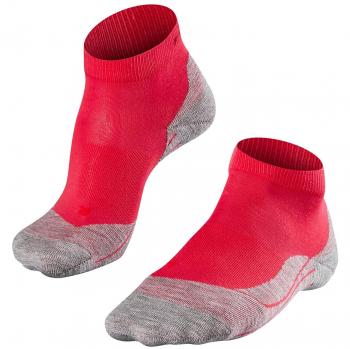 Falke RU4 Women's Short Running Socks - Endurance, Red/Pink, Size 37-38