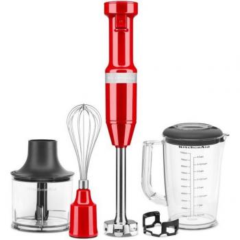 Batidora de Mano KitchenAid 5KHBV83EER, 180 W, Color Rojo Empire, Acero Inoxidable