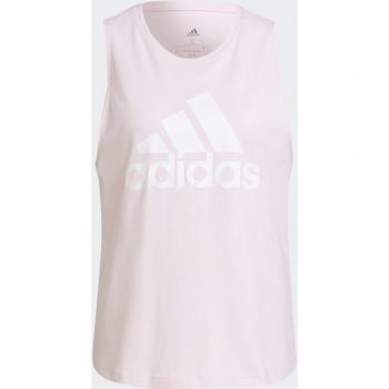 Camiseta sin mangas adidas Essentials Big Logo Rosa Regular Fit Mujer