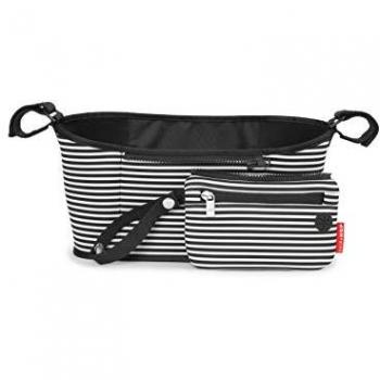 Skip Hop Organizador de Cochecitos - Organizador para cochecitos, color negro/blanco, tamaño único