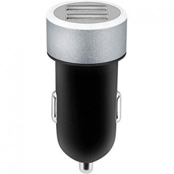 Cargador de Auto 2 USB con Salida 2,4A Negro
