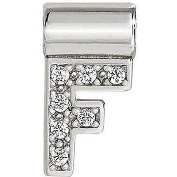 Colgante de Plata SeiMia Letra F con Zirconitas Blancas - Modelo 147115/006