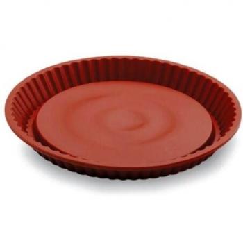 Lacor - 66739 - Molde de Tarta Silicona - Rojo