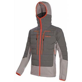 Trangoworld Beraldi Chaqueta, Hombre, Gris Antracita/Gris Claro, S