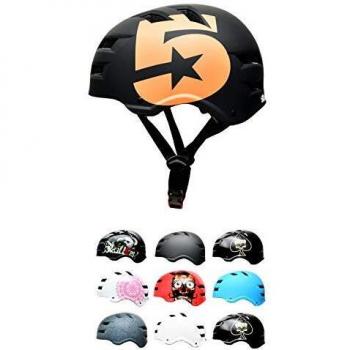 SkullCap® Casco de Skate y BMX - Bicicleta Y Scooter Eléctrico, Diseño: No. 5, Talla: M