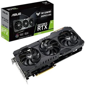 ASUS TUF-RTX3060-O12G-GAMING - Tarjeta gráfica de Gaming NVIDIA GeForce RTX 3060 OC Edition 12GB GDDR6