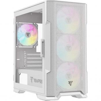 Tempest Stockade ARGB M-ATX Cristal Templado USB 3.0 Blanca