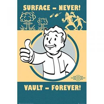 GB Eye, Fallout 4, Vault Forever, Maxi Poster, 61 x 91,5 cm