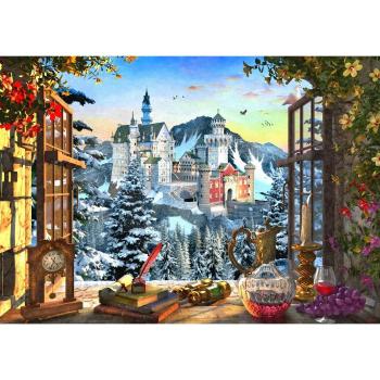 Puzzle Bluebird - Castillo de Montaña, 1000 Piezas