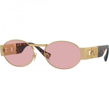 Versace VE2264 100284 Unisex Sunglasses Gold Size 56 Rotonda Oro opaco