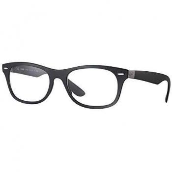 Ray-Ban 0Rx7032 Monturas de gafas, Rectangulares, 51, Matte Black