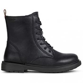 Geox Eclair Girls' Breathable Mid Boots in Black