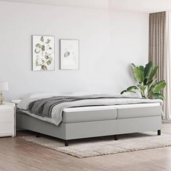 Protector solar gris claro 200x200 cm Tejido vidaXL Estructura de cama box spring tela gris claro 200x200 cm